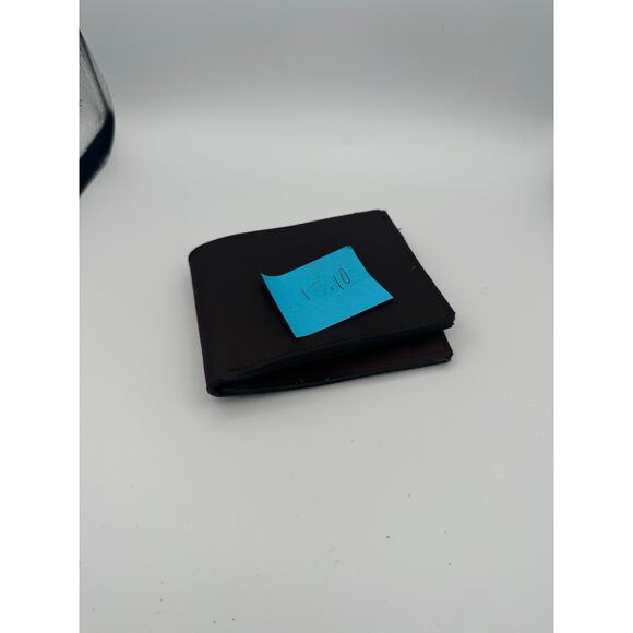 Minimalist Handmade Oaxaca Dark Chocolate Thick Leather Bifold Wallet Men - Picture 9 of 10